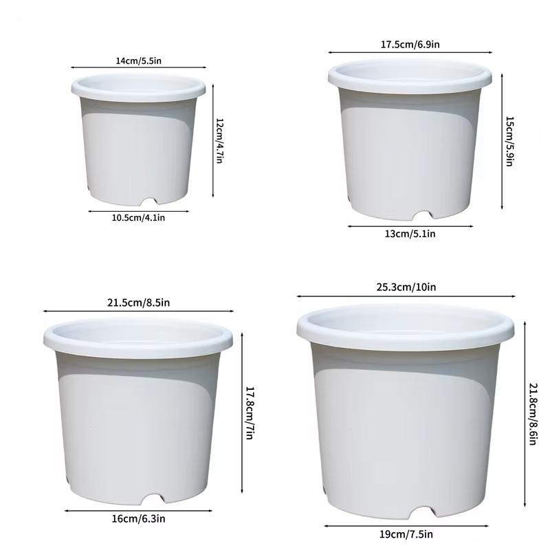 High-Quality Gardening Flower Pot Thicken Plastic Planting Pot Balcony Vegetable Flower Pot Rectangular Planting Planters