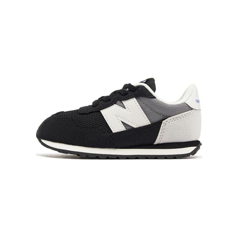 New Balance Nb 237 Sports Durable Low-Top Walking Shoes Baby Shoes Black Gray IH237TG