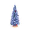 Decorazione da tavolo Piccolo albero di pino Neve Gelo Colorato Ago di pino in polvere Mini albero di Natale