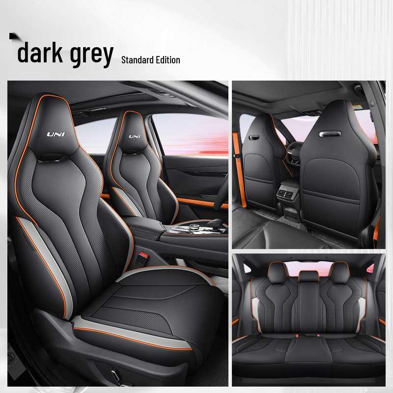 Breathable Perforated Seat Covers for 2023-2025 Changan Uni-V, All-Season Universal Fit.
