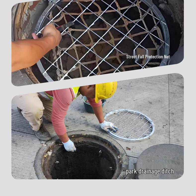 Stainless Steel Safety Net for Sewer and Manhole Covers