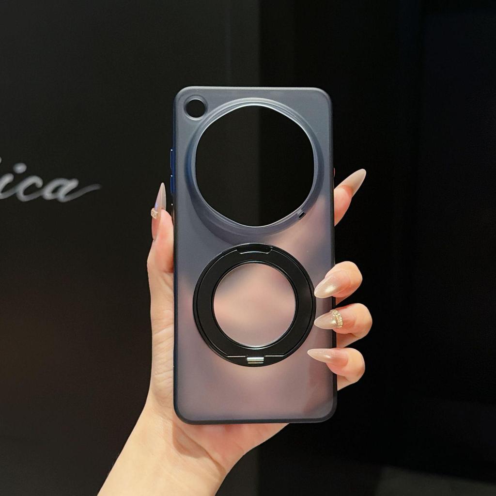 OPPO FindX9 Ultra Magnetic Rotating Bracket Frosted Phone Case