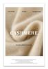 Rolled-Edge Half-High Collar Cashmere Knit Seamless Sweater: Women's Autumn/Winter Solid White Wool Base Layer