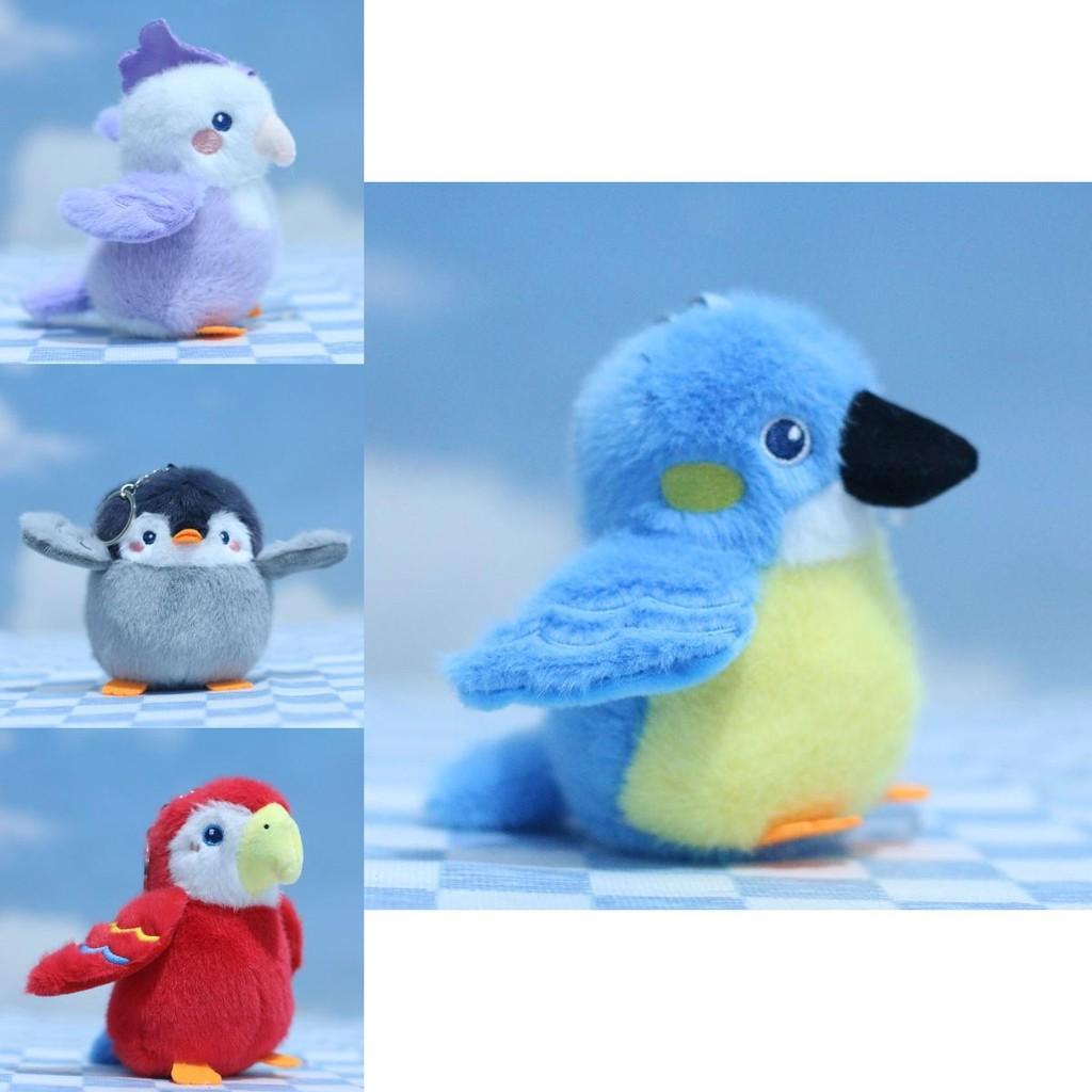 Cute Realistic Plush Sparrow Pendant Keyring Charming Stuffed Toy For Kids