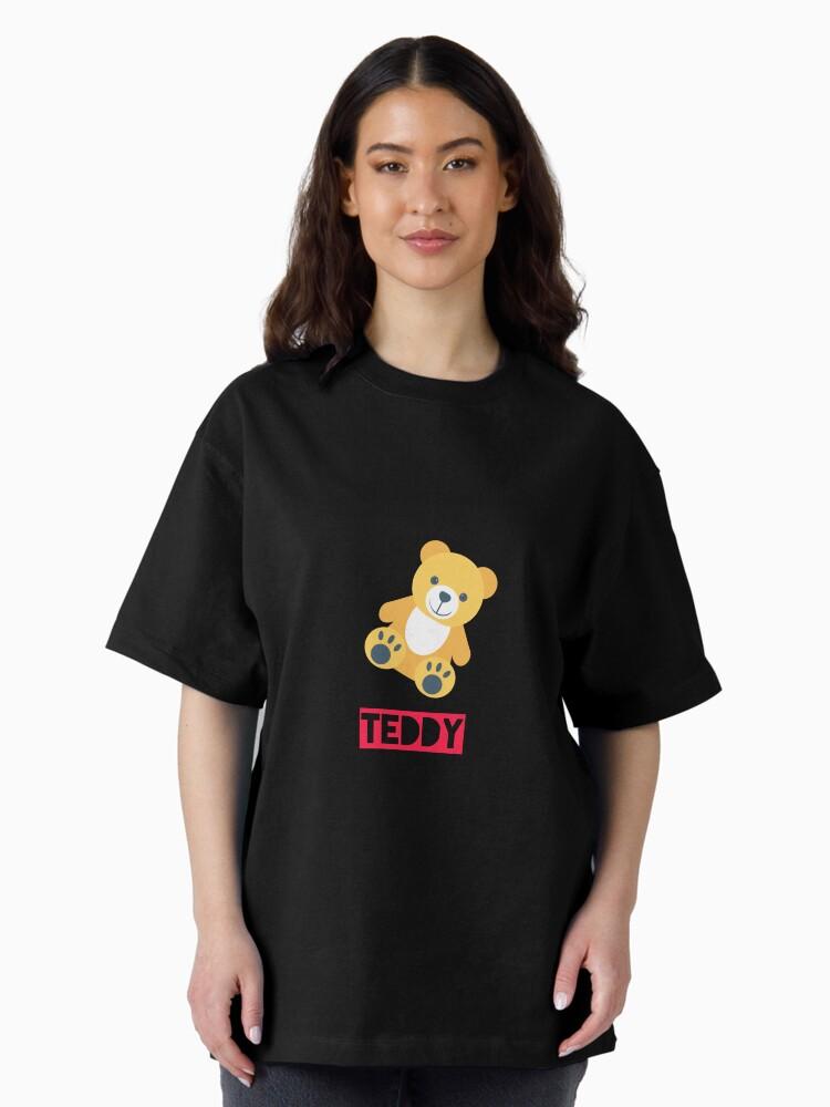Ted The Animated Series Teddy design for redbubble Oversized Unisex T-Shirt