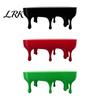 Black Floating Shelf Melting Dripping Wall Shelf, 3D Printed Fun Creative Decor Display for Home Storage Living Room