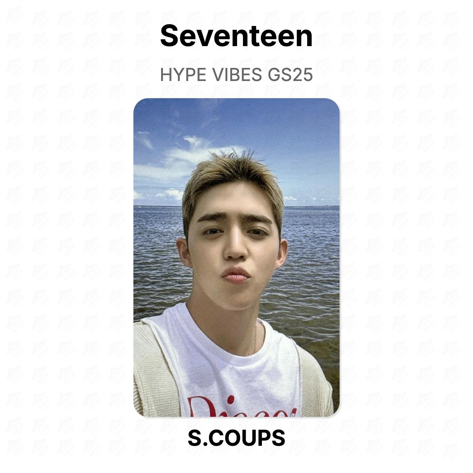 Seventeen HYPE VIBES GS25 Official Photocard S.COUPS