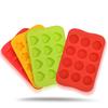 Silicone Ice Cube Tray 12-Cavity Heart-Shaped Mold for Ice Chocolate Candy Making Kitchen Accessories Red Chocolate Mold