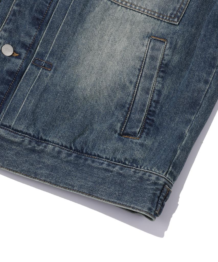 Beentrill Vintage Washed Denim Trucker (Indigo)