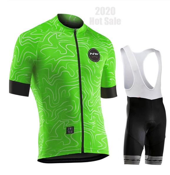 Strap short-sleeved cycling suit men's summer road cycling suit slim-fitting breathable cycling suit
