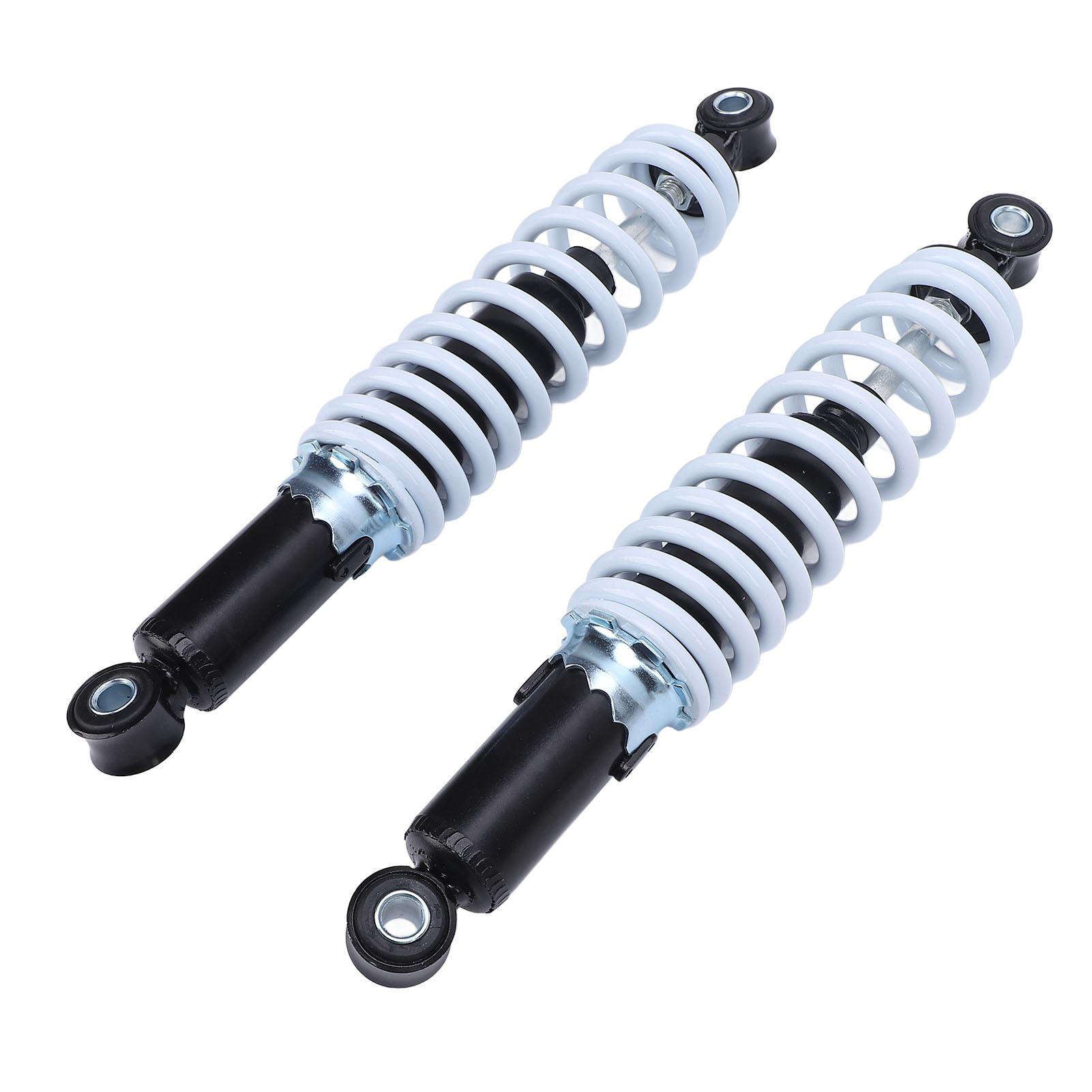 2pcs 300mm Motorcycle Shock Absorber Adjustable Damping Shock Damper for Mini Dirt Bike Scooter Pocket Cart