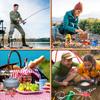 Mini Collapsible Camp Stove Portable Folding Gas Stove Card Camping Cooking Utensil Ultra-Light Travel Cookware Hiking Equipment
