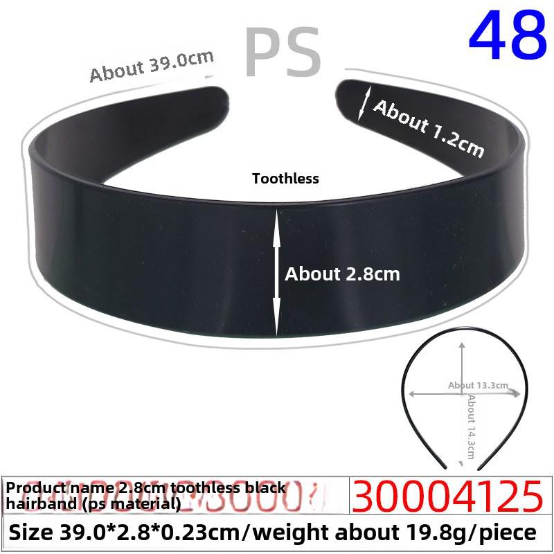 Highly Recommended Handmade Black Twisted Headband for Women - Perfect for DIY and Mother's Day.