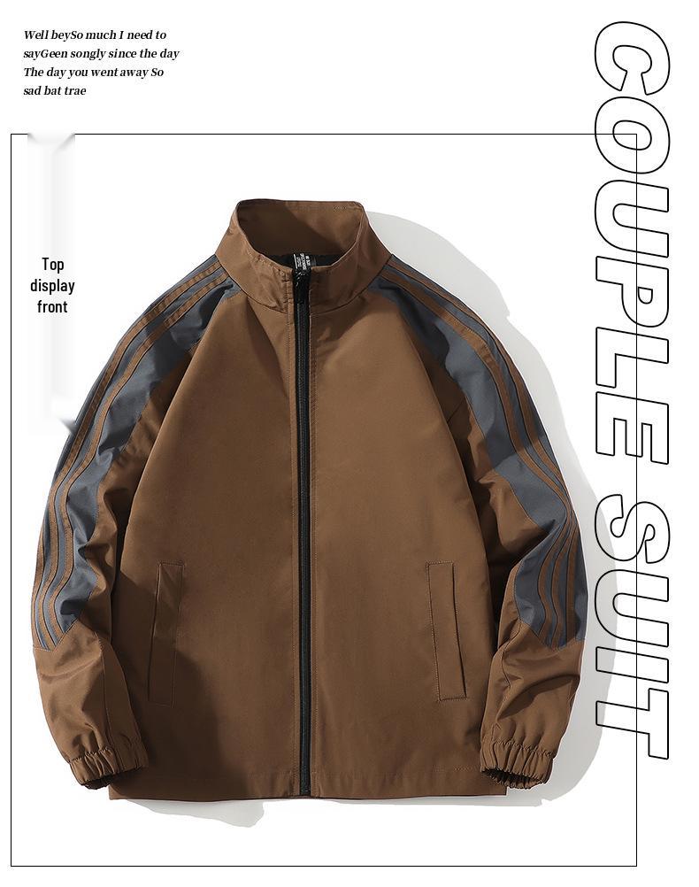 Men's Spring/Autumn Casual Sport Jacket & Pants Set - 2025 Trendy Two-Piece Outfit