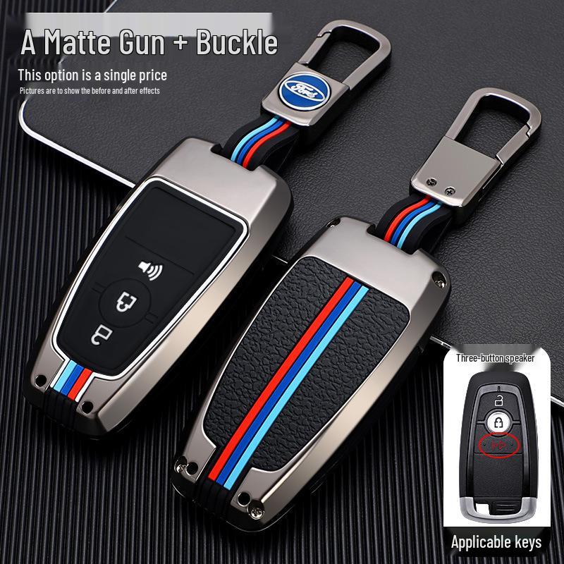 2020 Ford Escape & 2022 Mondeo Edge Two-Button Car Key Case