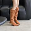 2025 autumn new pointed thin heel short with thin temperament French fashion sexy beauty female Internet celebrity boots