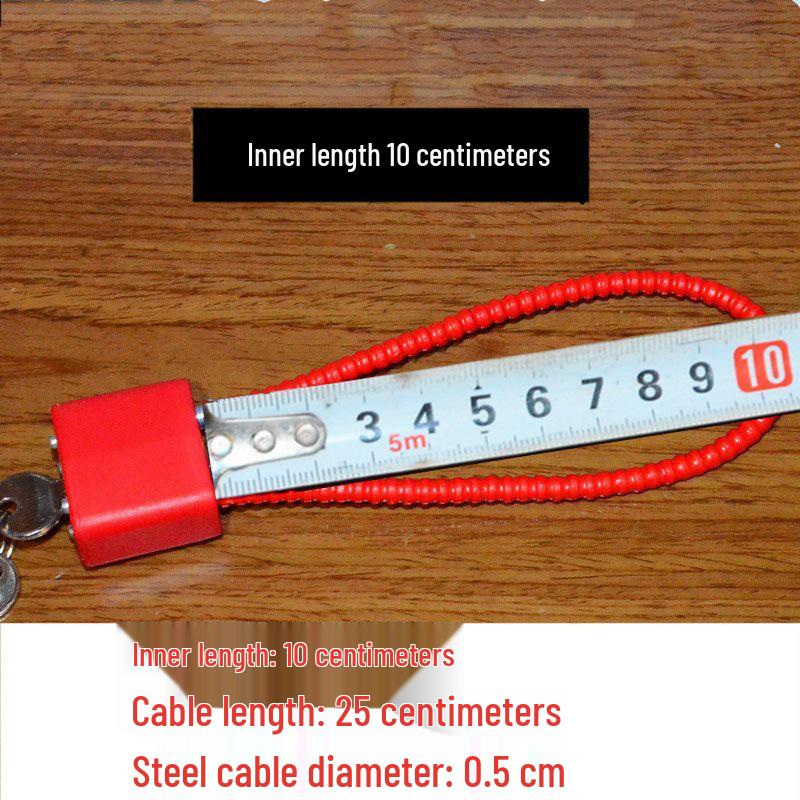 Steel Cable Combination Padlock: Anti-Theft Lock for Cabinets & Files