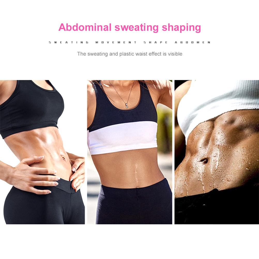 Waist Support Waist Trimmer Belt Unisex Exercise Weight Loss Burn Shaper Gym Fitness Belt with Phone Pouch