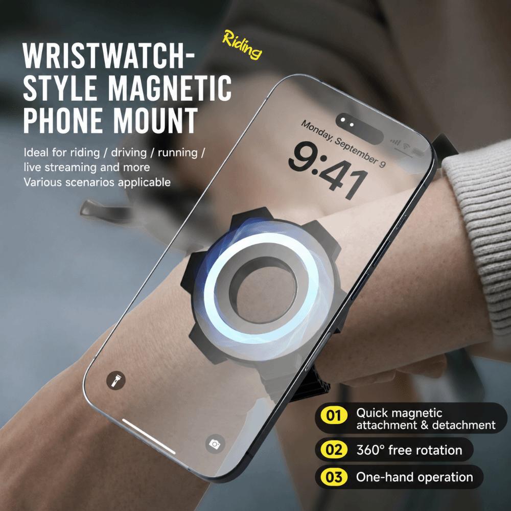 Strong Suction Phone Holder 360 Rotatable Phone Wrist Strap Running Phone Holder Running