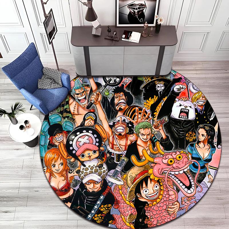 Cute Monkey D. Luffy from the Japanese manga ONE PIECE carpet is soft, home, bedroom, door mat decoration, and non slip carpet E10