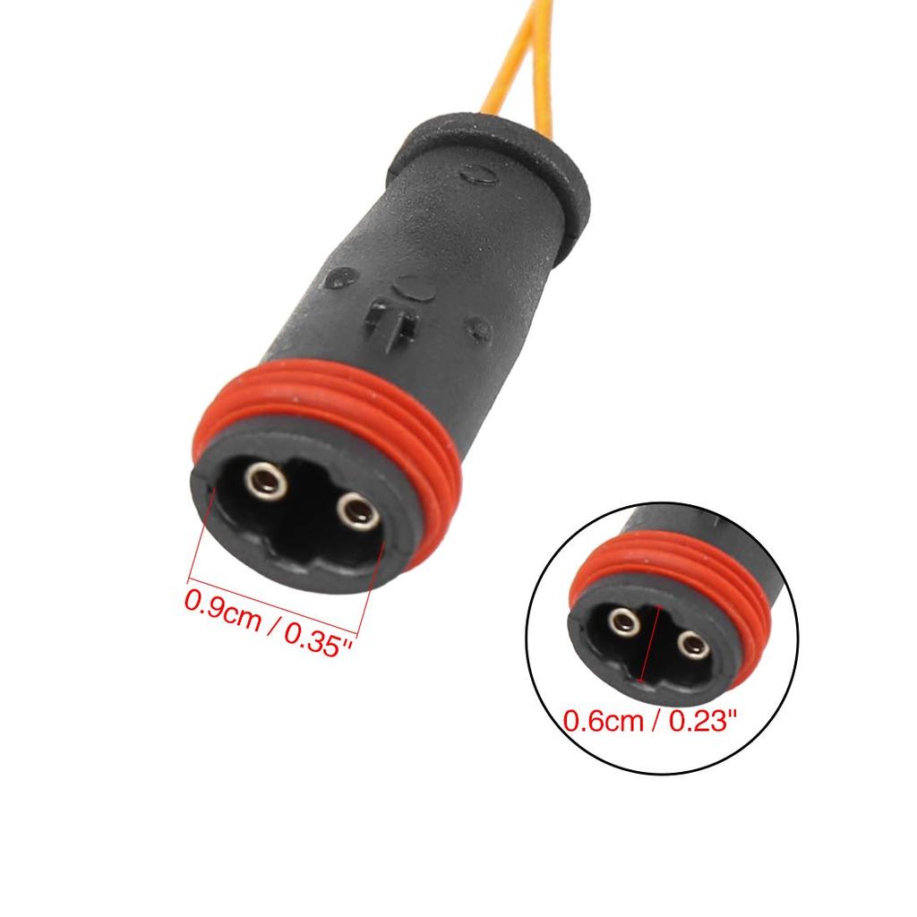 X AUTOHAUX 1645401017 Front Rear Brake Pad Electronic Wear Sensor Replacement Brake Pad Wear Indicators for Mercedes-Benz