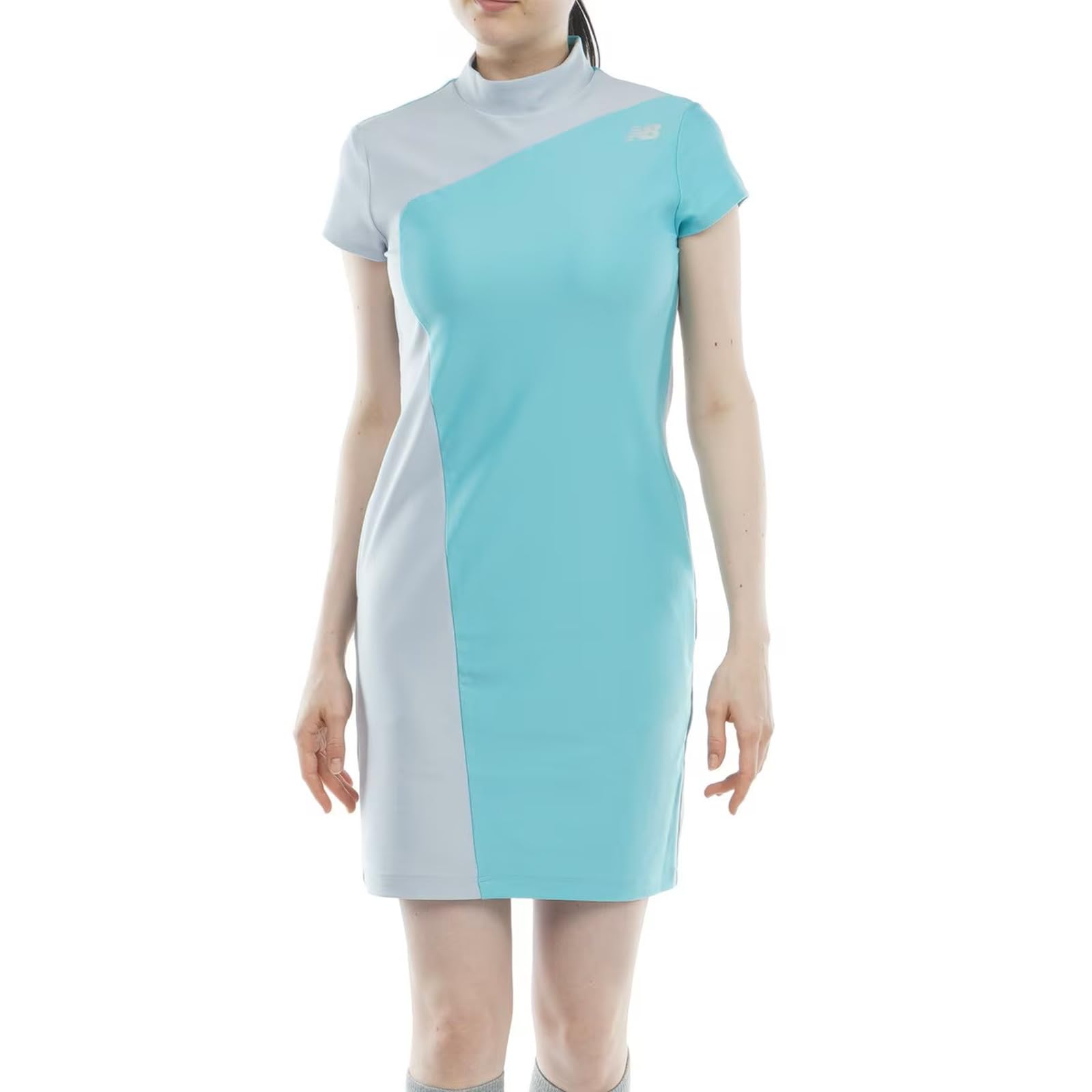 

Balance Короткий рукав Mock Neck Dress Water Quick UV Golf x Gray 0 [Новый гольф] Женский (Цвет панели, Впитывающий, Сушильный, Защита, Растягивающийся) //