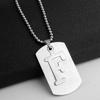 Alphabet Letter Keyring Stainless Steel Keychain Compact Keyring