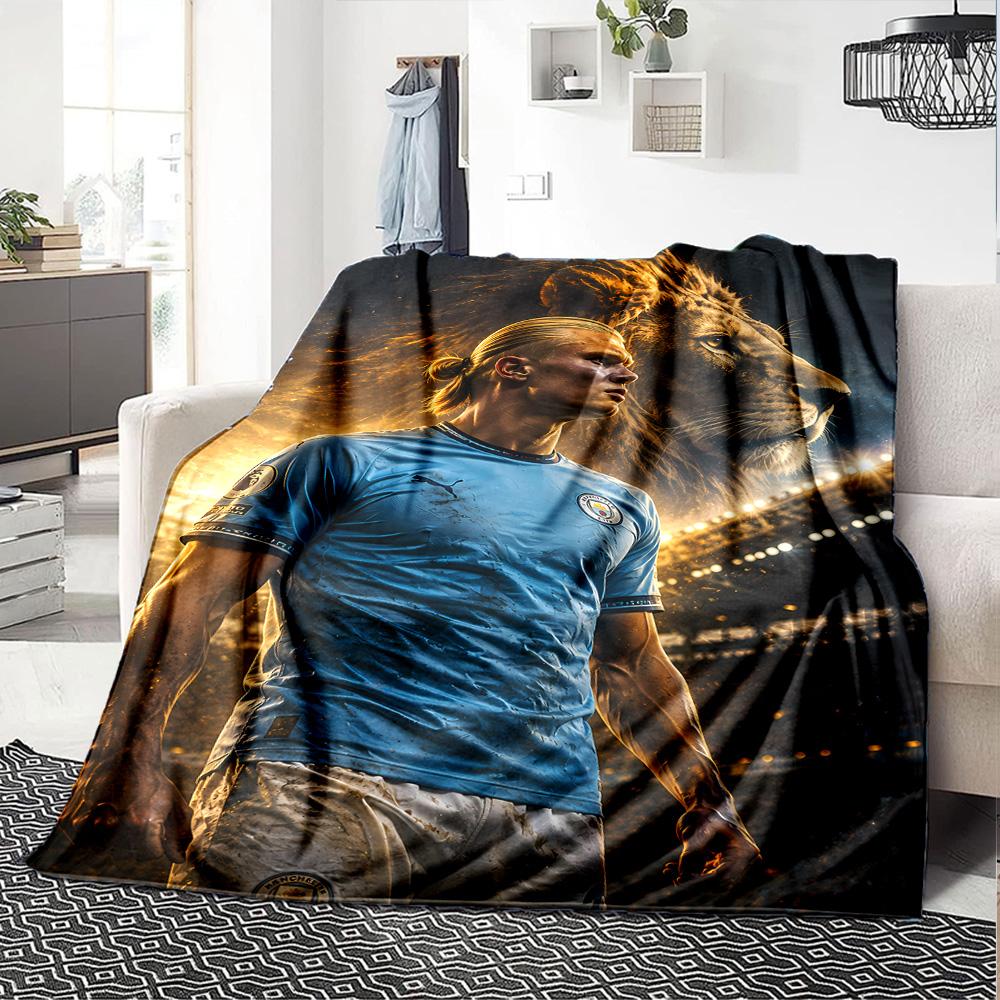 Fußball Feier Moment Decke Ultra-Weich Geeignet für Bettwäsche Bett Picknicks für Alle Anlässe Modern Perfektes Geschenk für Verwandte und Freunde