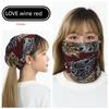 Winter Bib Women's Neck Protection Bandana Outdoor All-Matching Headscarf Cycling Mask Men's Sleeve Cap Windproof Warm Pile Heap Cap