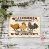Vintage 3D Chicken Metal Poster Wall Decor 20x30cm for Cafe
