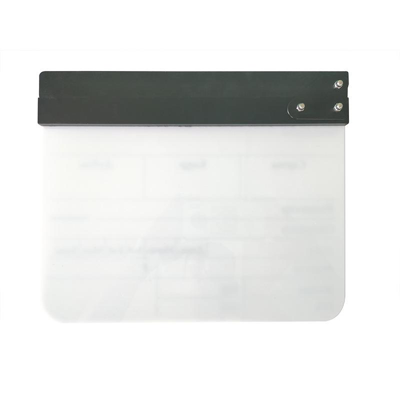 Acrylic Striped Movie Clapperboard Photography Prop