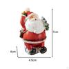 Festive Resin Santa Statue - Mini Christmas Figurines for Home Decor and Gift Giving