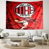 Ac Football Club Tapestry Hanging for Bedroom,Livingroom, Playroom,Decor Art Room Wall Tapestry Holiday and Birthday Gifts