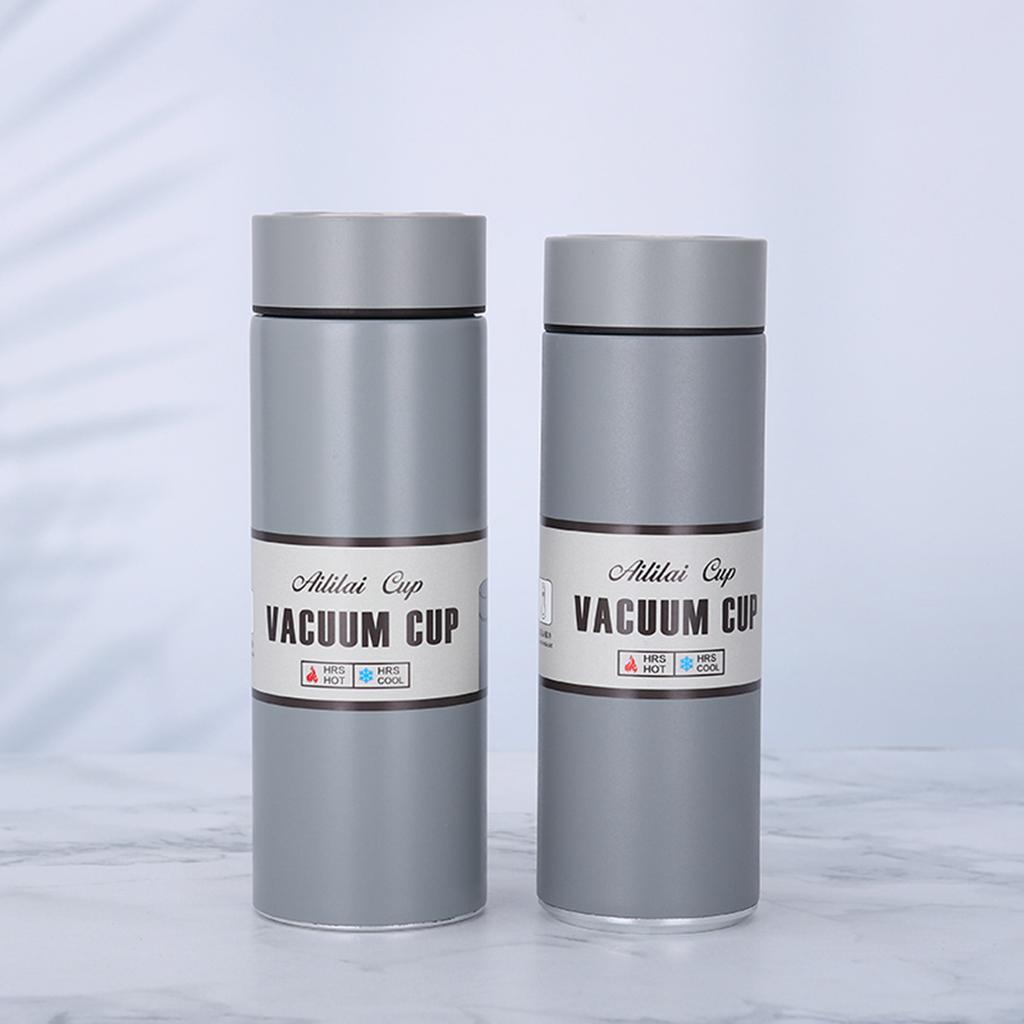 New Modern Stainless Steel Vacuum Cup High-end Simple Straight Cup Tea Separation Business Gift Cup