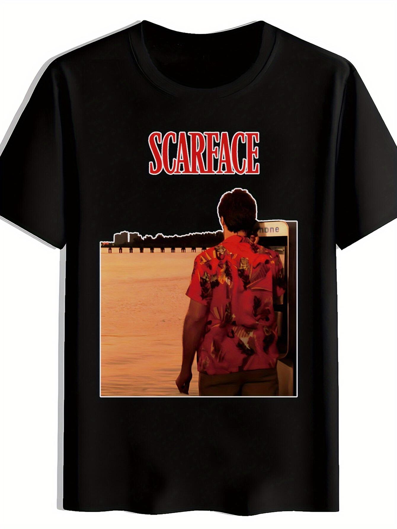 Scarface Graphic T-shirt - Casual Crew Neck M