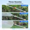 Stainless Steel Jet Nozzle Power Washer Wand For Truck Car Power Clean Garden Irrigation Nozzle Wand 3 Nozzles and Long Rod