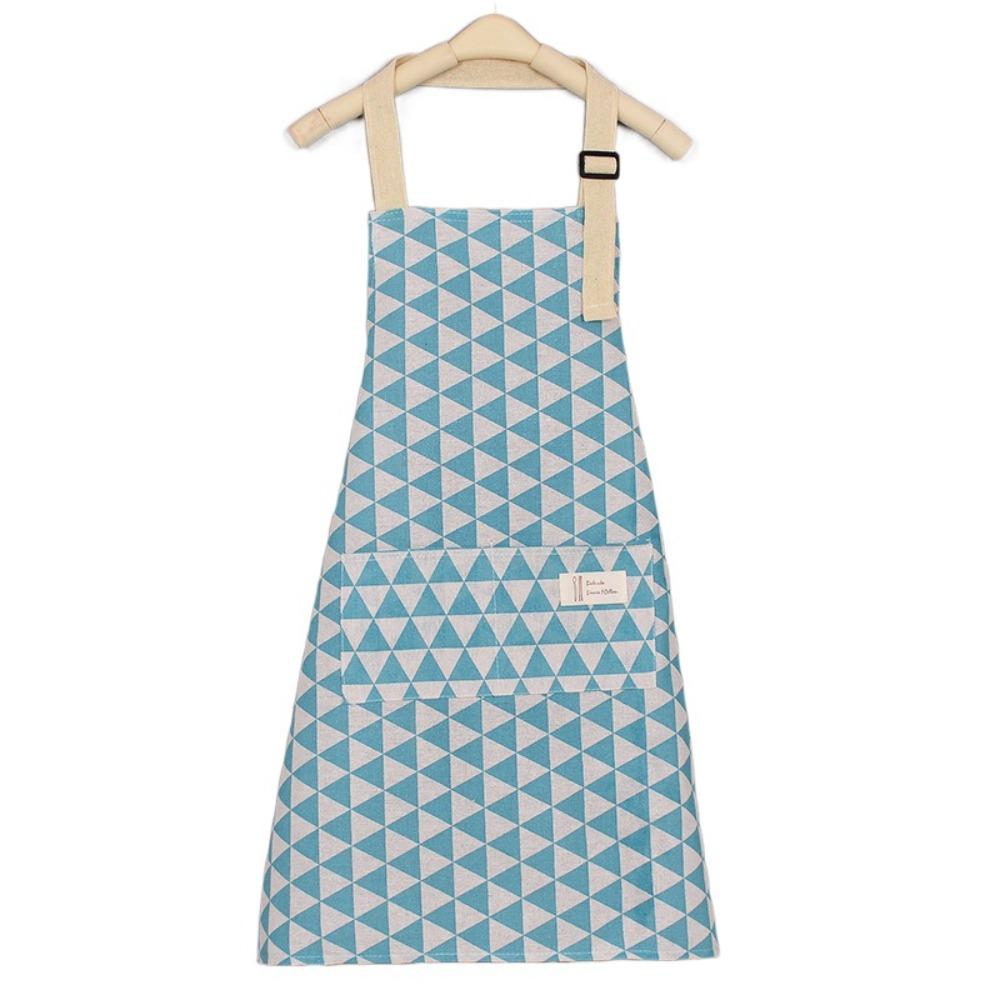 Breathable Kitchen Aprons Geometry Gardening Work Clothes For Cleaning Cooking Baking