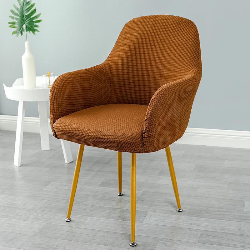 Nordic High Armrest Waterproof Elastic Chair Cover - One-Piece Fabric for Home, Hotel & Restaurant.