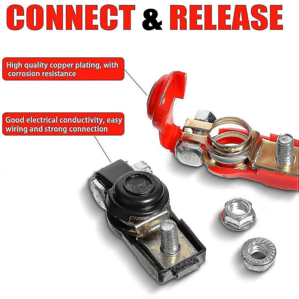 Car Battery Positive And Negative Connector Battery Terminal Connector 6 Pieces - PJ