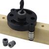 Self-centering 6 8 10mm Dowel Jig Wood Panel Puncher Hole Locator Beech Central Holing Position Measuring Drilling Woodworking Tool