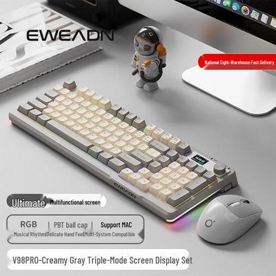 QianXingZhe V98Pro Tri-Mode Wireless RGB Mechanical Feel Keyboard & Mouse Combo