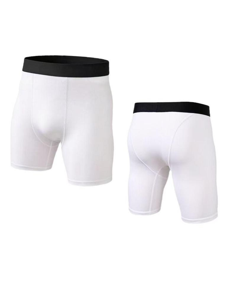 Men’s Quick-Dry Black 4-Point Sports Shorts for Basketball, Fitness, Yoga, Running, and Cycling