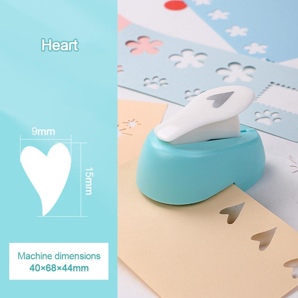 Plastic Craft Punch Hand Operated Paper Cutter Portable Hole Punch Handmade DIY