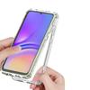 Für Samsung Galaxy A05 4G Hülle Acryl+TPU 3-in-1 Transparente Handyhülle