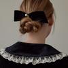 Jean Paul Clarisse Pearl Ribbon Hairpin JP-22-223AB