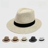 Classic Straw Sun Hat With Wide Brim For Summer Outdoor Sunshade And Travel