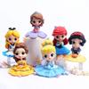 Kawaii Disney Princess Alice Sofia Snow White Cake Topper Decoration Collectible Ornament Model Doll For Girls Birthday Gift Toy