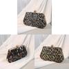 Vintage Style Embroidered Sequin Clutch Bag With Cell Phone Pocket For Night Out