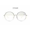 Oversized Round Glasses Women Men Metal Large Circle Optical Frame Fashion Eyewear Spectacles