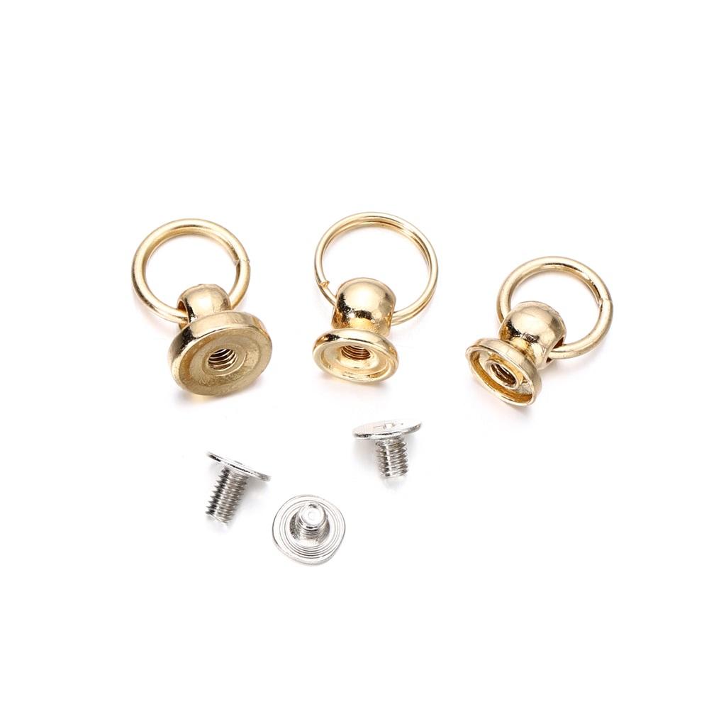 5pcs/bag Ring Nail Case Connectors Decoration Nail Case Link Ring For DIY Jewelry Making Accessories Supplies